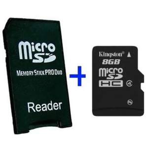 MS Pro Duo-adapter MicroSD 32GB till PSP