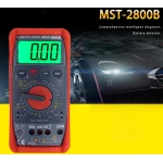 MST-2800B digital multimeter med stor LCD-skärm för bil