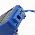 Vista frontal del multímetro digital HoldPeak HP-90F con pantalla retroiluminada