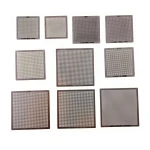 Pack 10 universella BGA-reballingmallar för direkt värme 0,3 till 0,76 mm