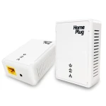 Pack 2 PLC Ethernet 500Mbps för internet via elnätet