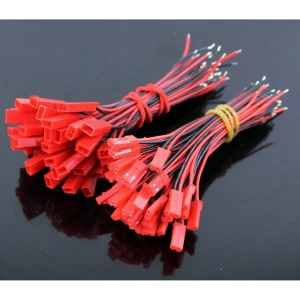 20-pack JST-kontakter med kabel (10 hona + 10 hane) för drönare och RC