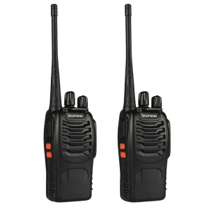 2-pack Baofeng BF-888S dual band UHF 5W med headset