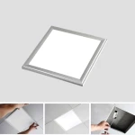 LED-panel Slim 30x30 cm 12W silverram 6000K - effektivt vitt ljus