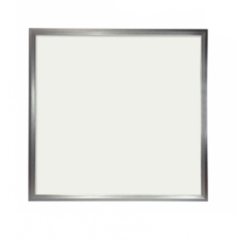Slim LED-panel 60x60cm 48W kallvit 6000K med silverram och driver