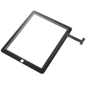 Svart pekskärm till iPad 1 för reparation