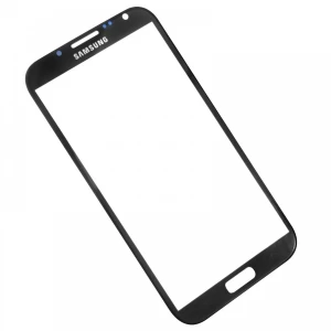 Samsung Galaxy Note 2 N7100 glasdisplay svart - kvalitetsdel
