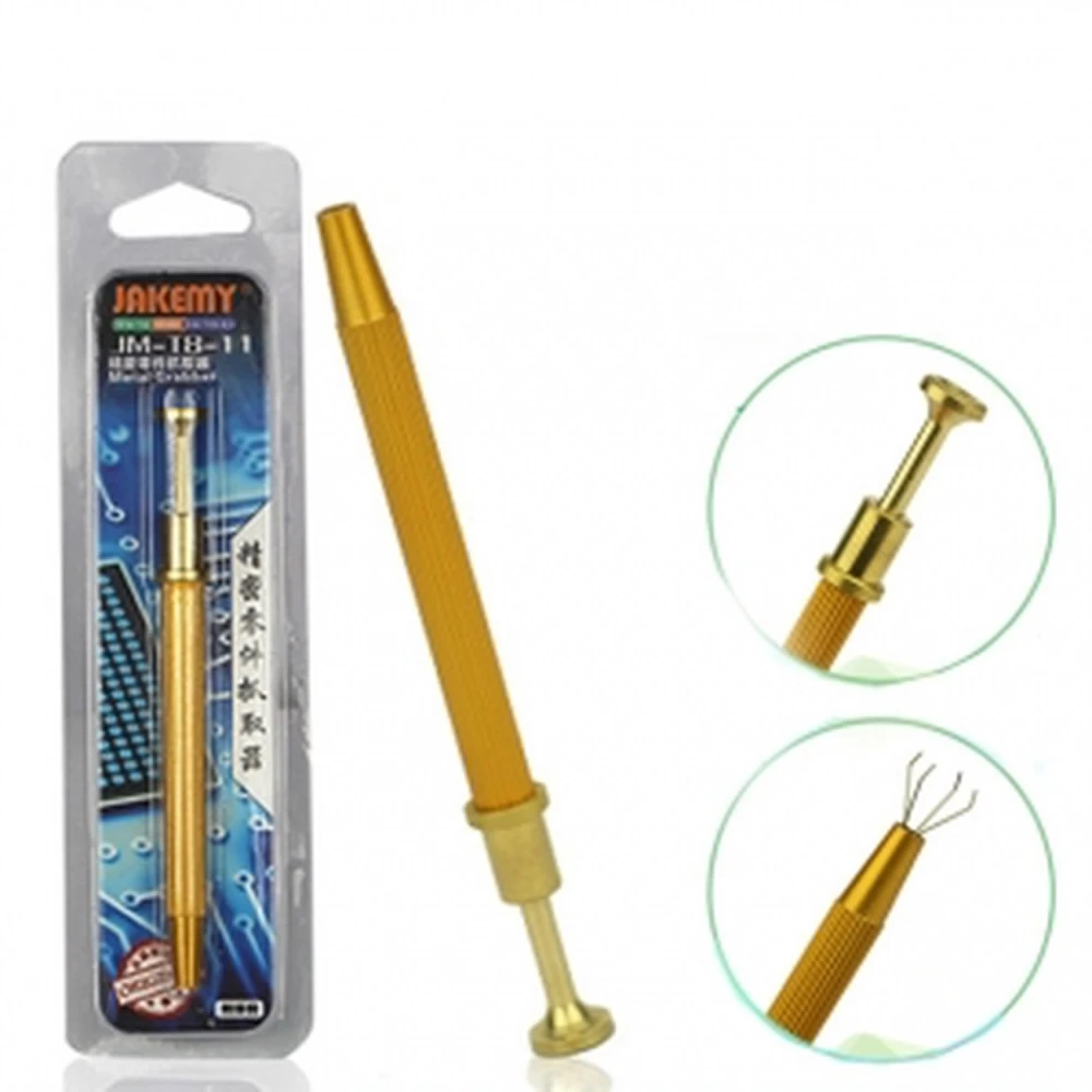 Universell 4-armad gripklo för komponenter, skruvar och kablar