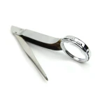 Herramienta de precisión Satkit: pinzas con lupa para electrónica y joyería