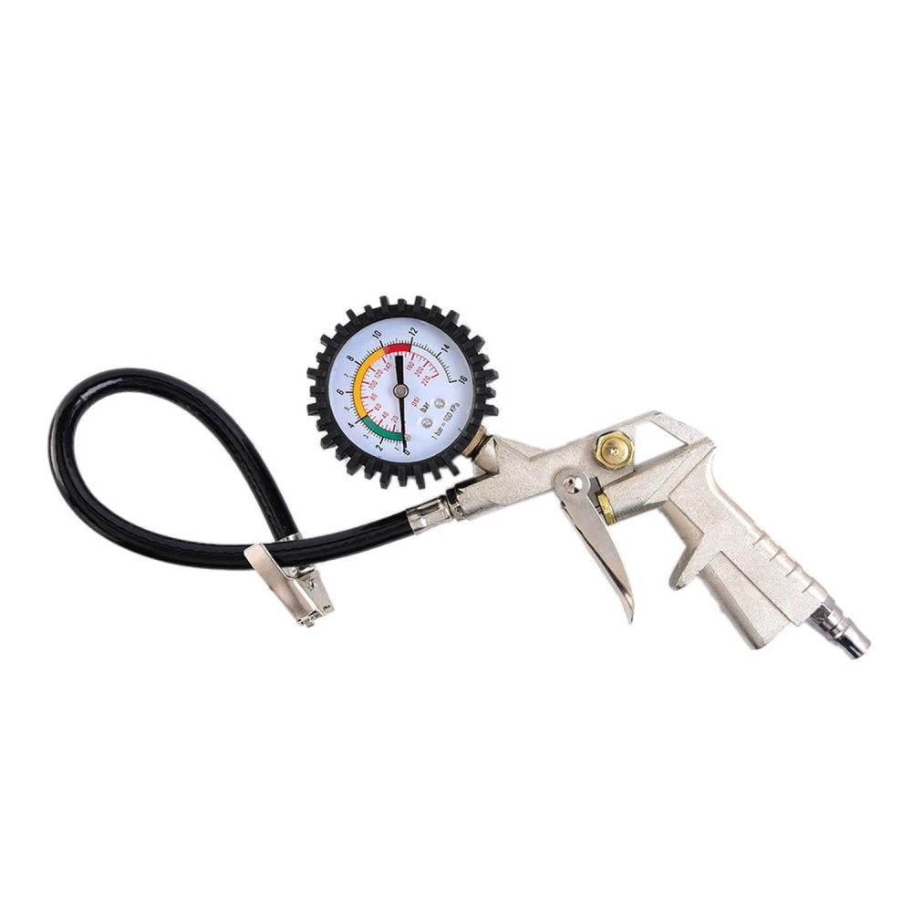 Däckpump med tryckmätare för luftkompressor TSX TOOL