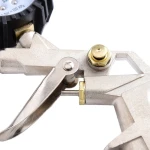 Däckpump med tryckmätare för luftkompressor TSX TOOL