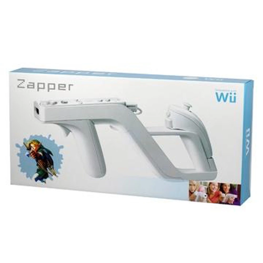 Zapperpistol för Wii kompatibel med Wii Remote och nunchuck