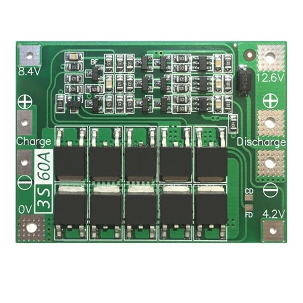 PCB skyddskort 3S 60A för litiumbatteri förbättrad version