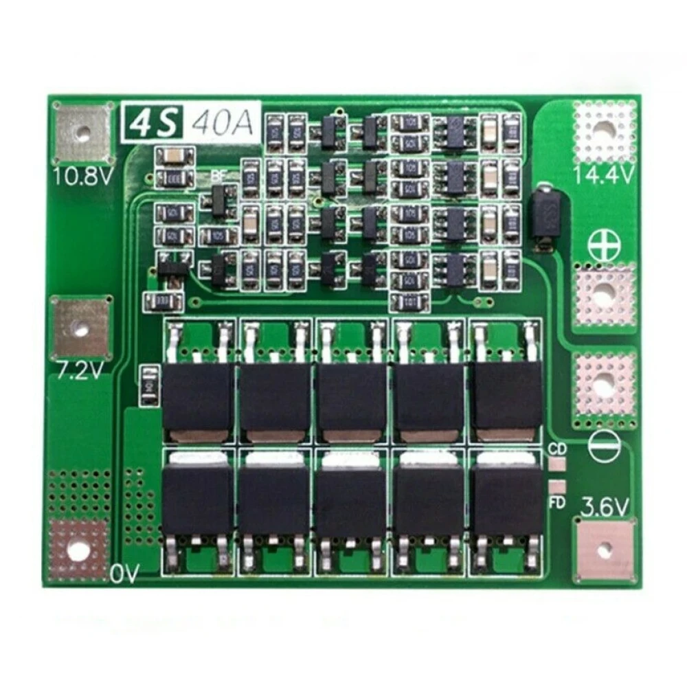 PCB skyddskort 4S 40A för litiumbatteri förbättrad version