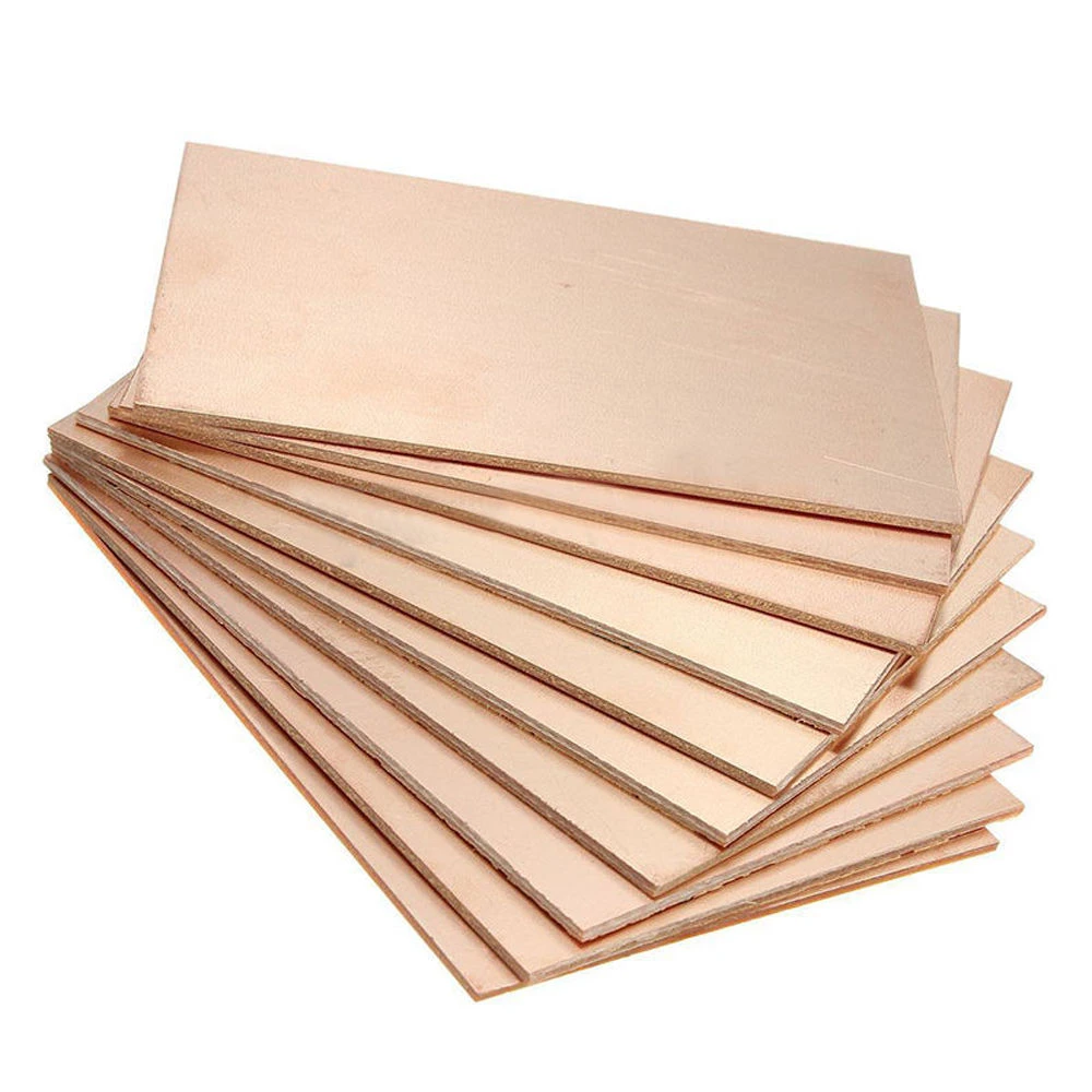 PCB-kort i glasfiber och koppar 7x10cm enkelsidig för DIY-projekt