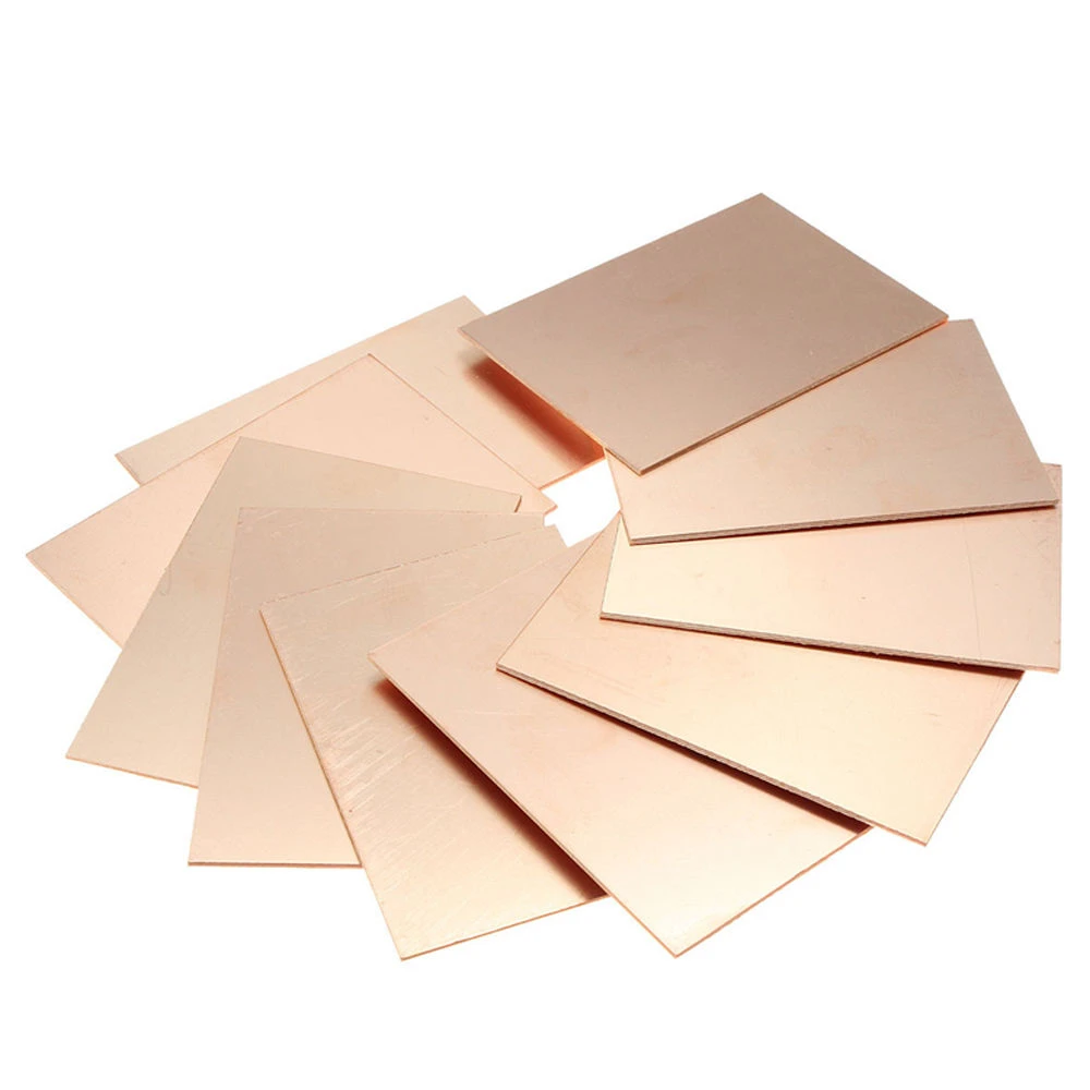 PCB-kort i glasfiber och koppar 7x10cm enkelsidig för DIY-projekt