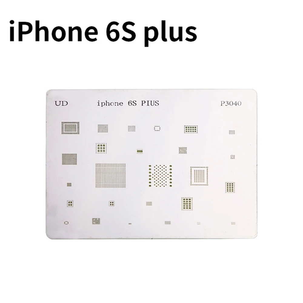 Stencilplatta för iPhone 6s Plus för reballing och reparation