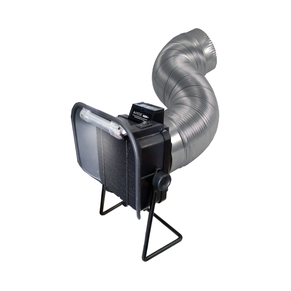 SMD-reparationsstation med röksug Aoyue 486 Plus med utsugsslang