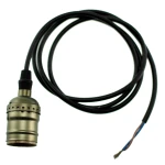 Vintage industriell Edison-lamphållare E27 med kabel 1,1 m Modell E1