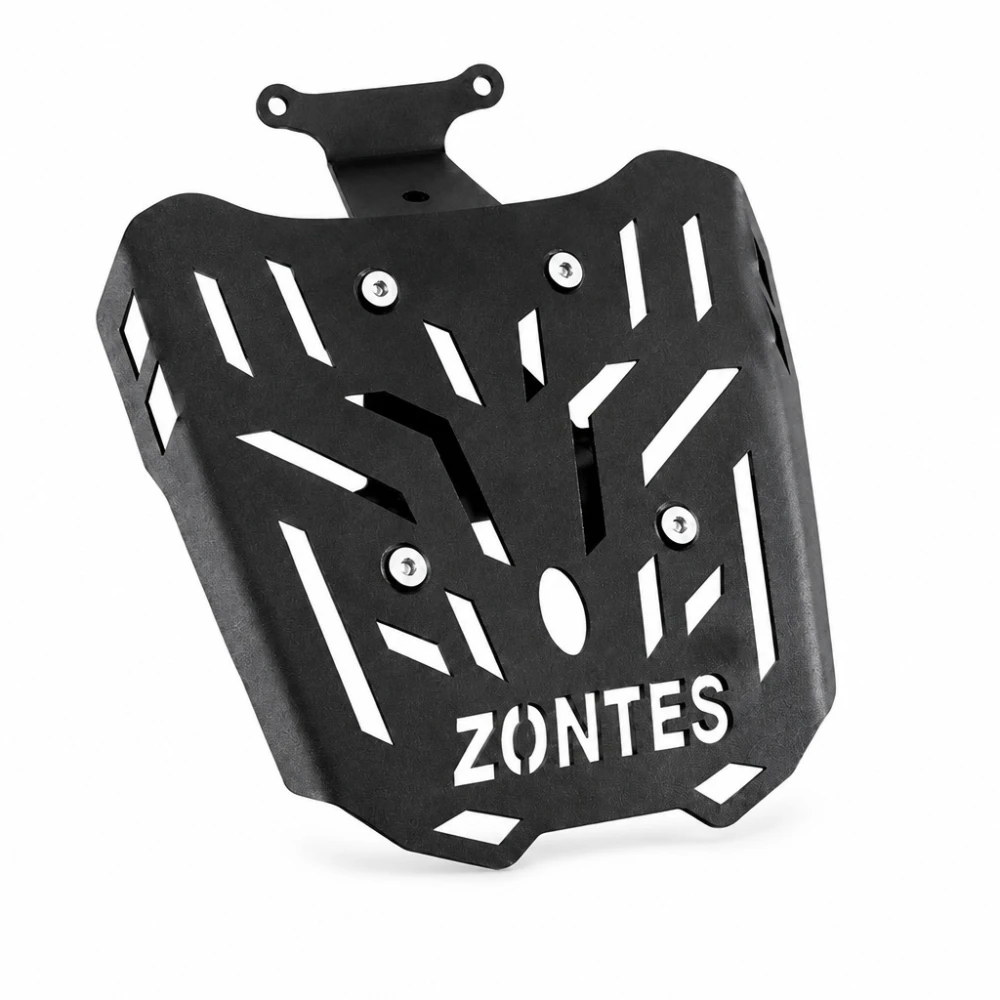 Bakre Pakethållare Zontes 150X / 125X — Järnbagagehållare 4 mm, Svart