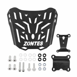 Bakre Pakethållare Zontes 150X / 125X — Järnbagagehållare 4 mm, Svart