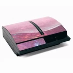 PS3-skin skydd rosa - Laser Pink konsolskydd