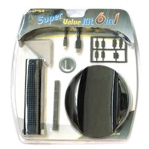 PS3 Super Value Kit 6 i 1 - Komplett tillbehörsset för PS3