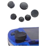 PSP Analog Stick Armor 6in1 Kit Svart för reparation och byte