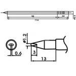 Aoyue LF-12LD lödspets med inbyggt motstånd för lödstationer
