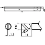 Aoyue LF-K lödspets med inbyggt motstånd - originalreservdel