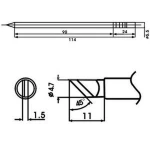 Aoyue LF-KL lödspets med inbyggt motstånd för lödstationer