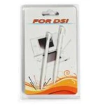 Vit pekpenna till Nintendo DSi med 2 reservstylusar