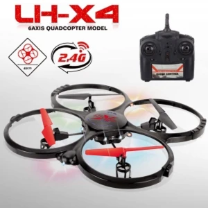 LH-X4 quadcopter 2,4GHz 4 kanaler med 6 axlar och gyro, 32,5 cm