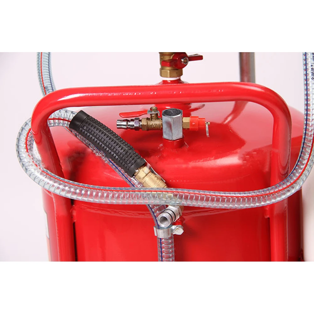 Multifunktionell oljesug 80 liter med uppsamlingskärl