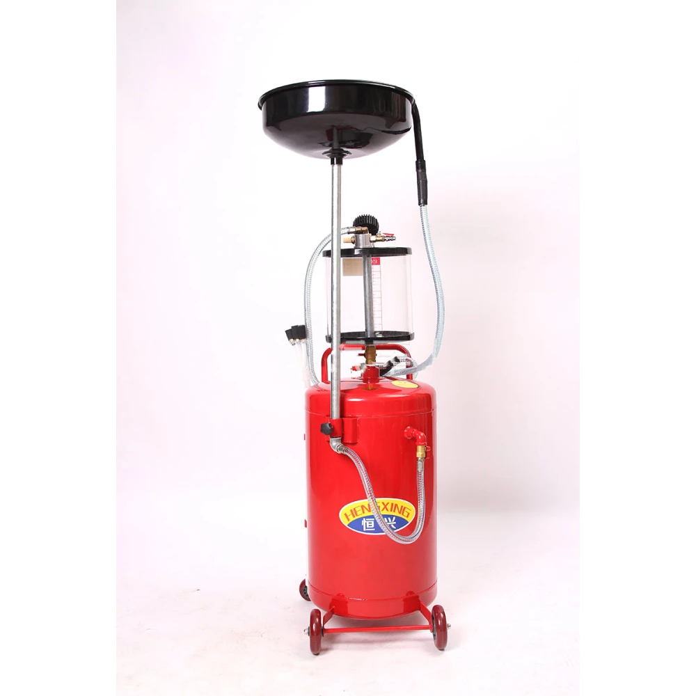 Multifunktionell oljesug 80 liter med uppsamlingskärl