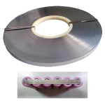 Stålremsa på rulle 0,1mmx5mm 1kg för 18650-batterier