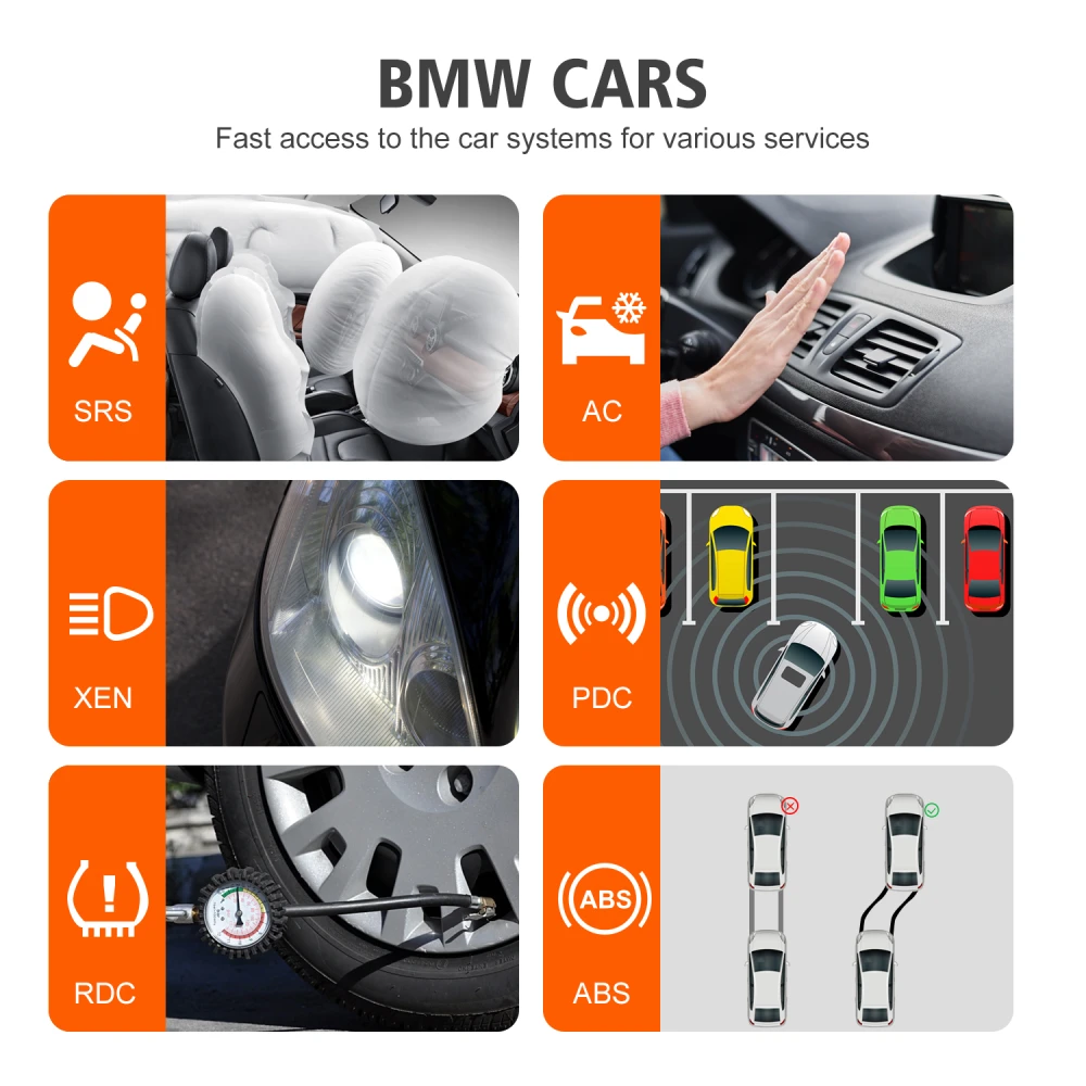 BMW diagnosscanner Konnwei KW480 - OBD2-verktyg för BMW