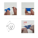 SDK08 testklämmor för mikrochip - 10-pack