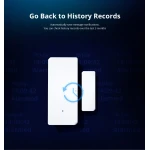 Trådlös dörr- och fönstersensor SONOFF DW2 RF för hemlarm