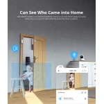 Trådlös dörr- och fönstersensor SONOFF DW2 RF för hemlarm