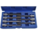 Set llaves allen largas para coche con acabados en acero cromo vanadio