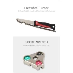 Herramientas específicas para bicicletas incluidas en el set 18 en 1 Bikehand