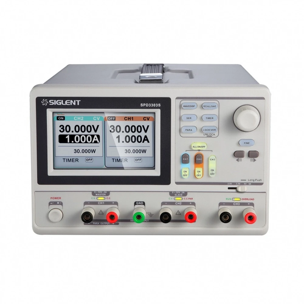 Siglent SPD3303S laboratorienätaggregat 0-30V med PC-anslutning