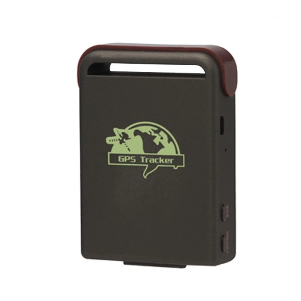 Vista frontal del localizador GPS TK102B para vehículos y objetos