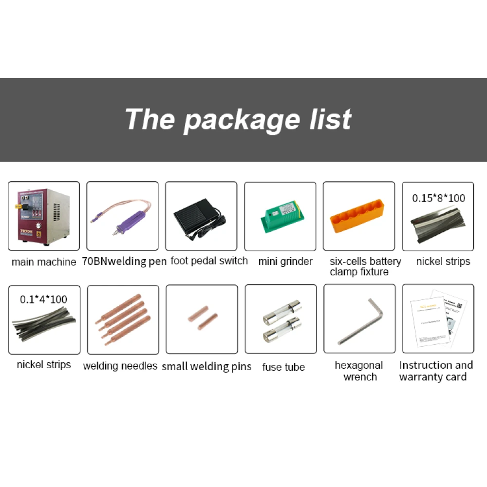 Sunkko 737DH punktsvets för litiumbatteri 18650 14500 21700