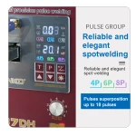 Sunkko 737DH punktsvets för litiumbatteri 18650 14500 21700