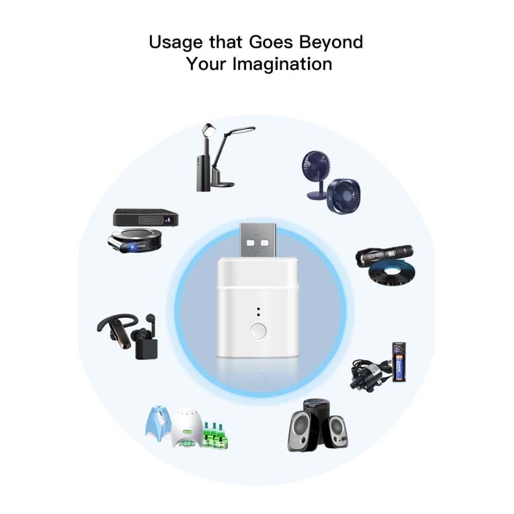 SONOFF Micro smart USB-adapter för fjärrstyrning och automation