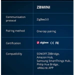 SONOFF ZBMINI ZigBee smart strömbrytare mini för 2-vägs ljusstyrning