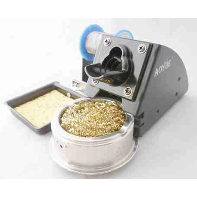 Aoyue 2663 lödkolvhållare med spetsrengörare och hållare för lödtråd