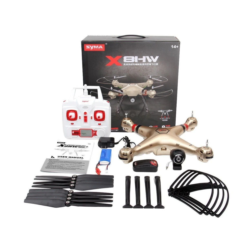 Syma X8hw drönare quadcopter FPV med HD WiFi-kamera i realtid